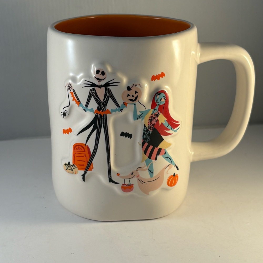 Disney Rae Dunn Nightmare Before Christmas Double Sided Halloween Mug Spooky